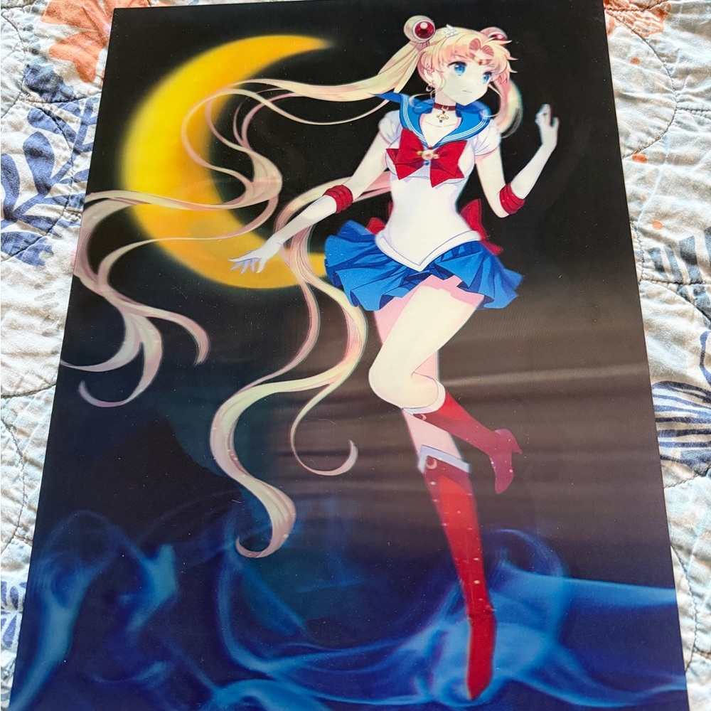 Lenticular Sailor Moon Art Poster